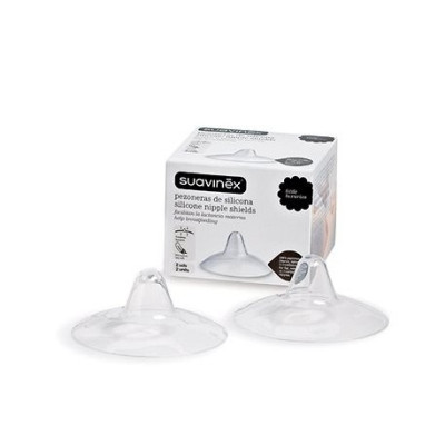 Suavinex pezonera silicona talla M 2 unidades