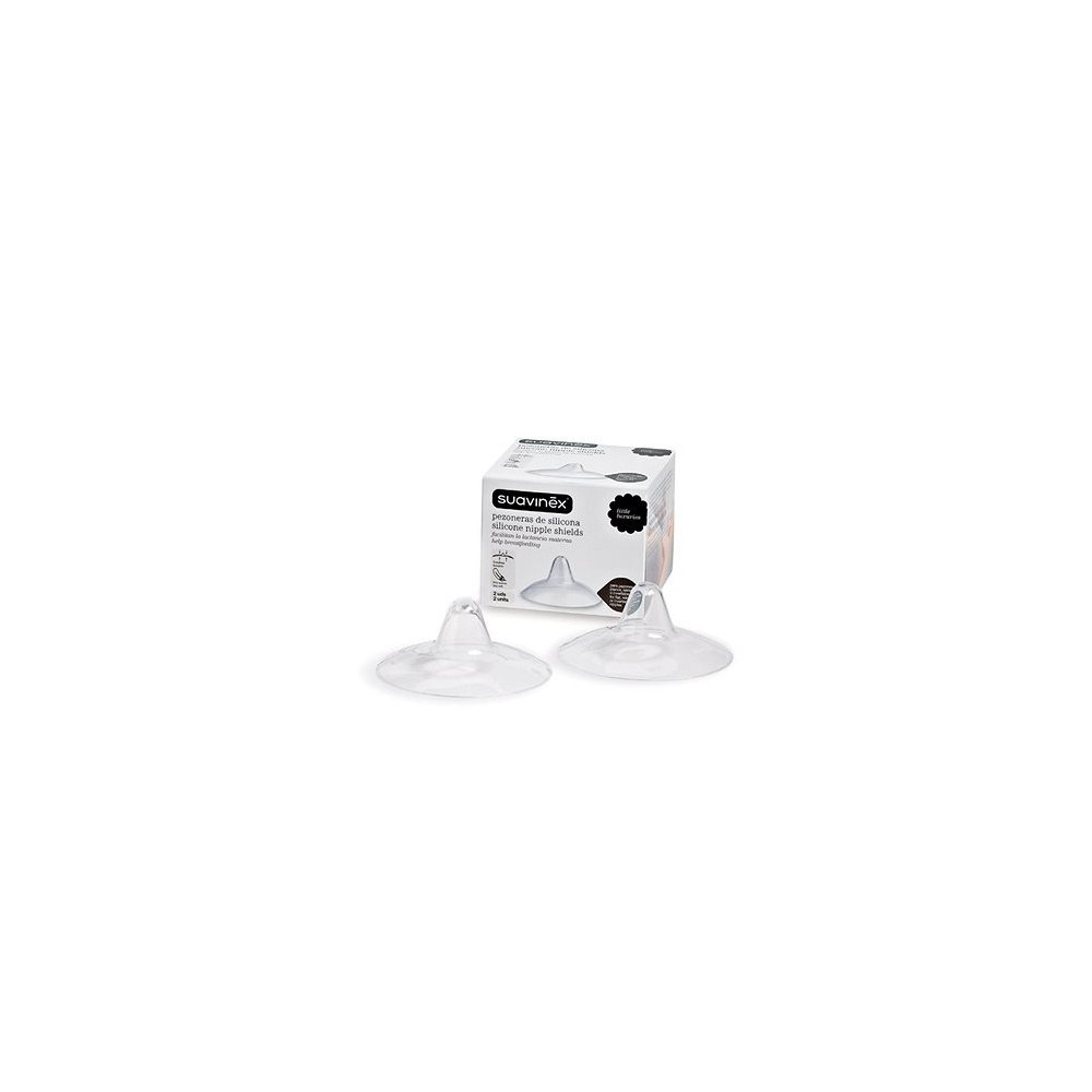 Suavinex pezonera silicona talla M 2 unidades