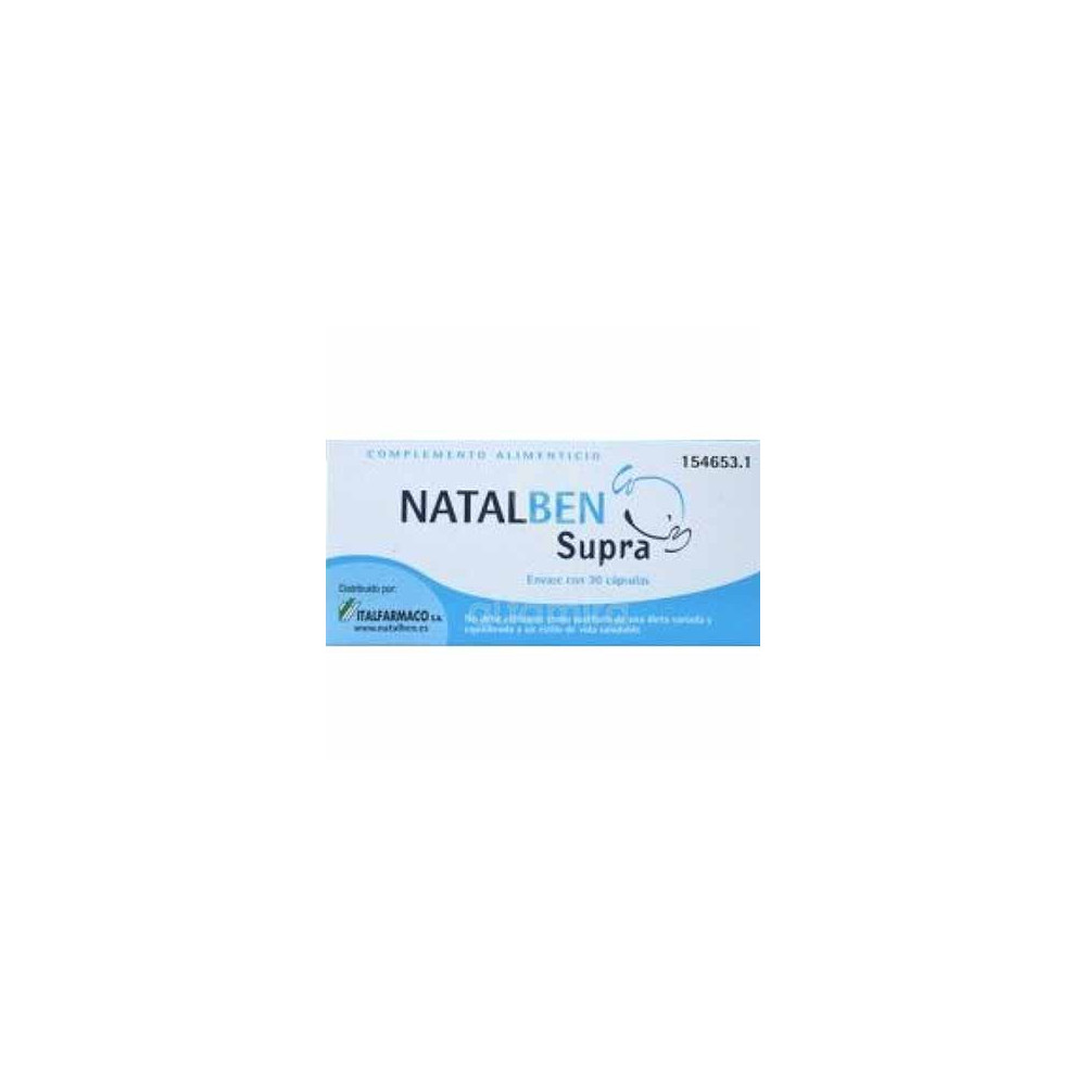 Natalben supra 30 cápsulas