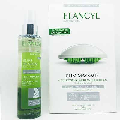 Pack elancyl slim massage + slim desing aceite 200 ml