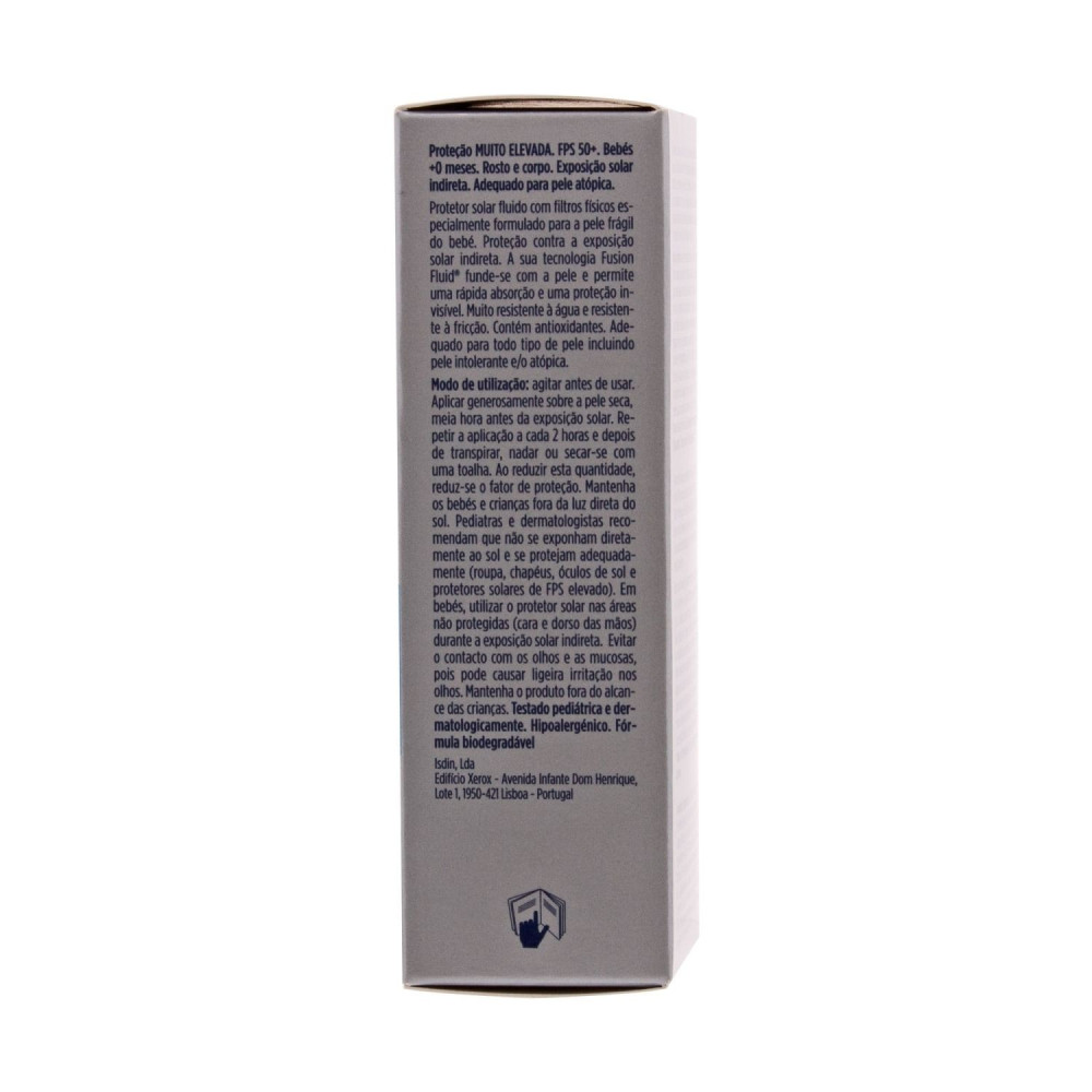 fotoprotector isdin spf 50 fusion fluid mineral baby 50 ml