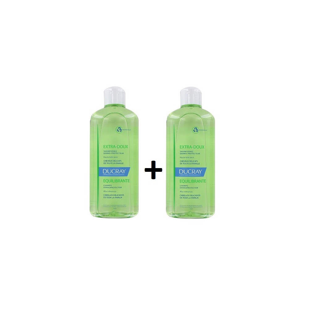 Duplo Ducray Champú equilibrante 400ml + 400ml 40% de descuento en la segunda unidad
