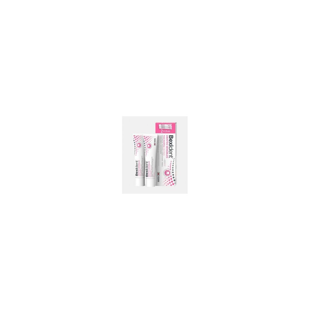 Bexident smile & go dientes sensibles pasta 2x25 ml