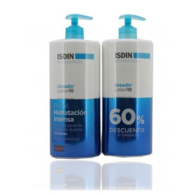 Pack Isdin Hydration Ureadin Lotion 10 2x1000 ml