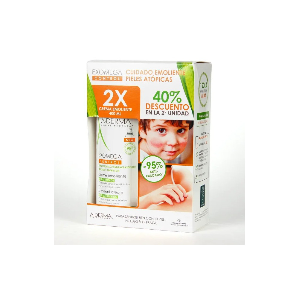 Pack Exomega Control Crema Emoliente 2x400 ml