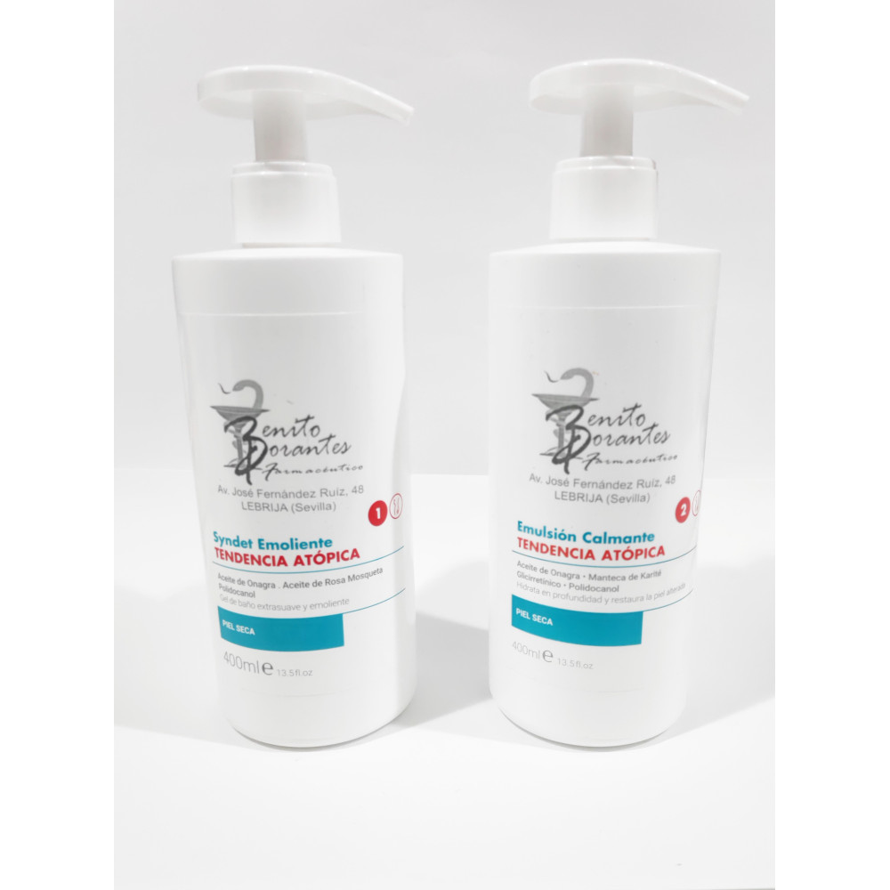 Parabotica Pack Emulsión Calmante + Syndet Emoliente 2x400 ml