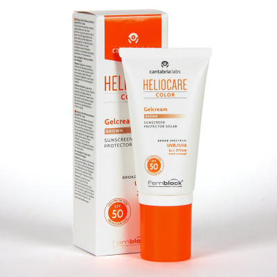  fotoprotector facial heliocare color brown gel crema SPF 50 50 ml