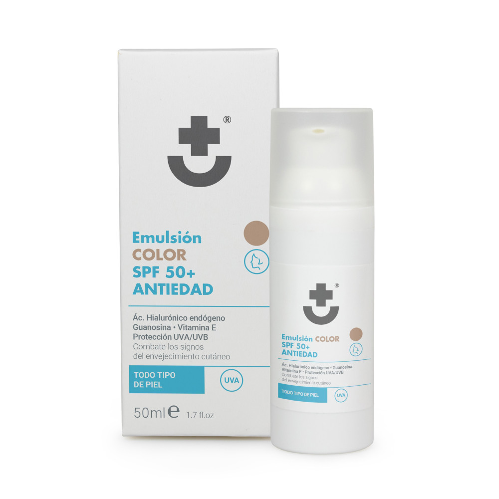 Parabotica Emulsión Color Antiedad SPF 50+ 50 ml