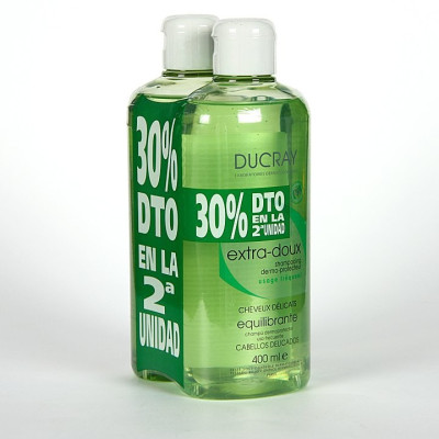 duplo champu equilibrante uso frecuente ducray 400 ml