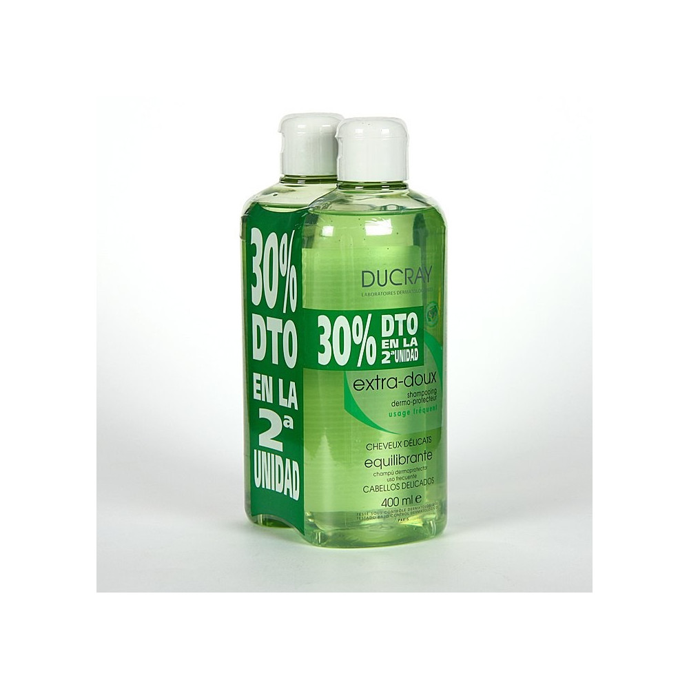 duplo champu equilibrante uso frecuente ducray 400 ml