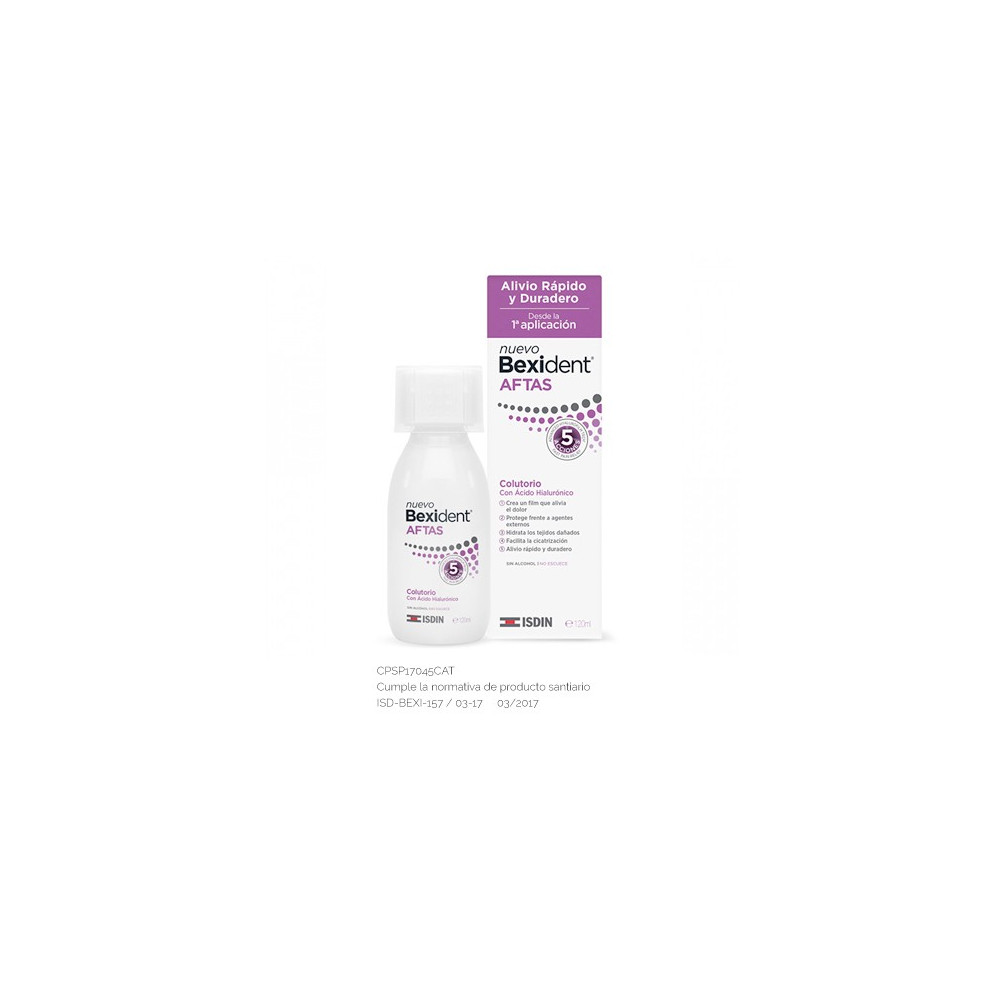 colutorio bexident aftas bucal protector 120 ml