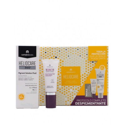 Heliocare Pack Despigmentante Pigment Solution Fluid + Neoretin Serum