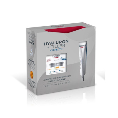 Eucerin Pack Hyaluron Filler Día 3x Effect + Contorno de Ojos