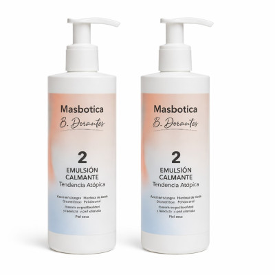 Parabotica Pack Emulsión Calmante Pieles Atópicas 2x400 ml