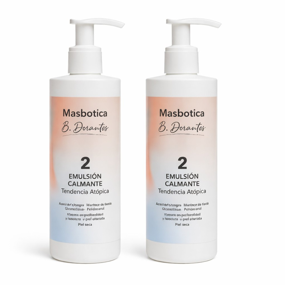 Parabotica Pack Emulsión Calmante Pieles Atópicas 2x400 ml