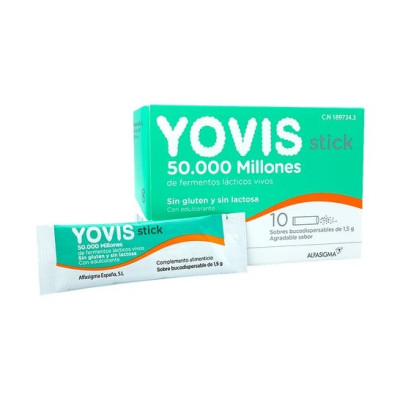 Yovis Stick 10 Sobres Bucodispersables
