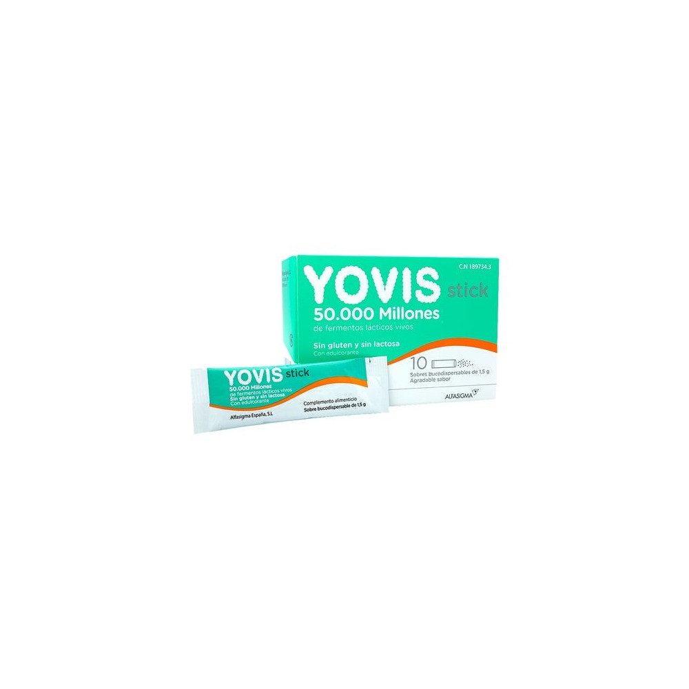 Yovis Stick 10 Sobres Bucodispersables