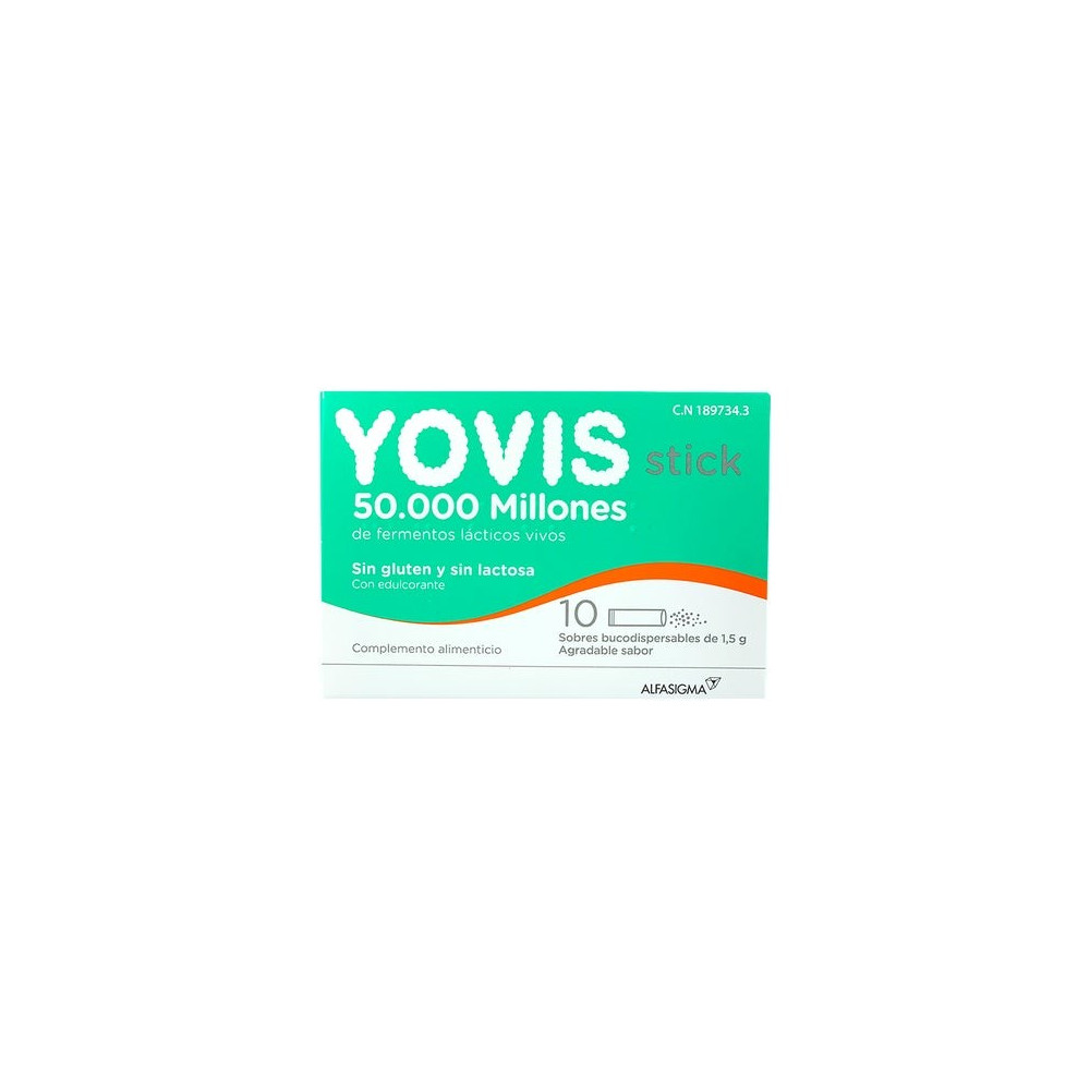 Yovis Stick 10 Sobres Bucodispersables