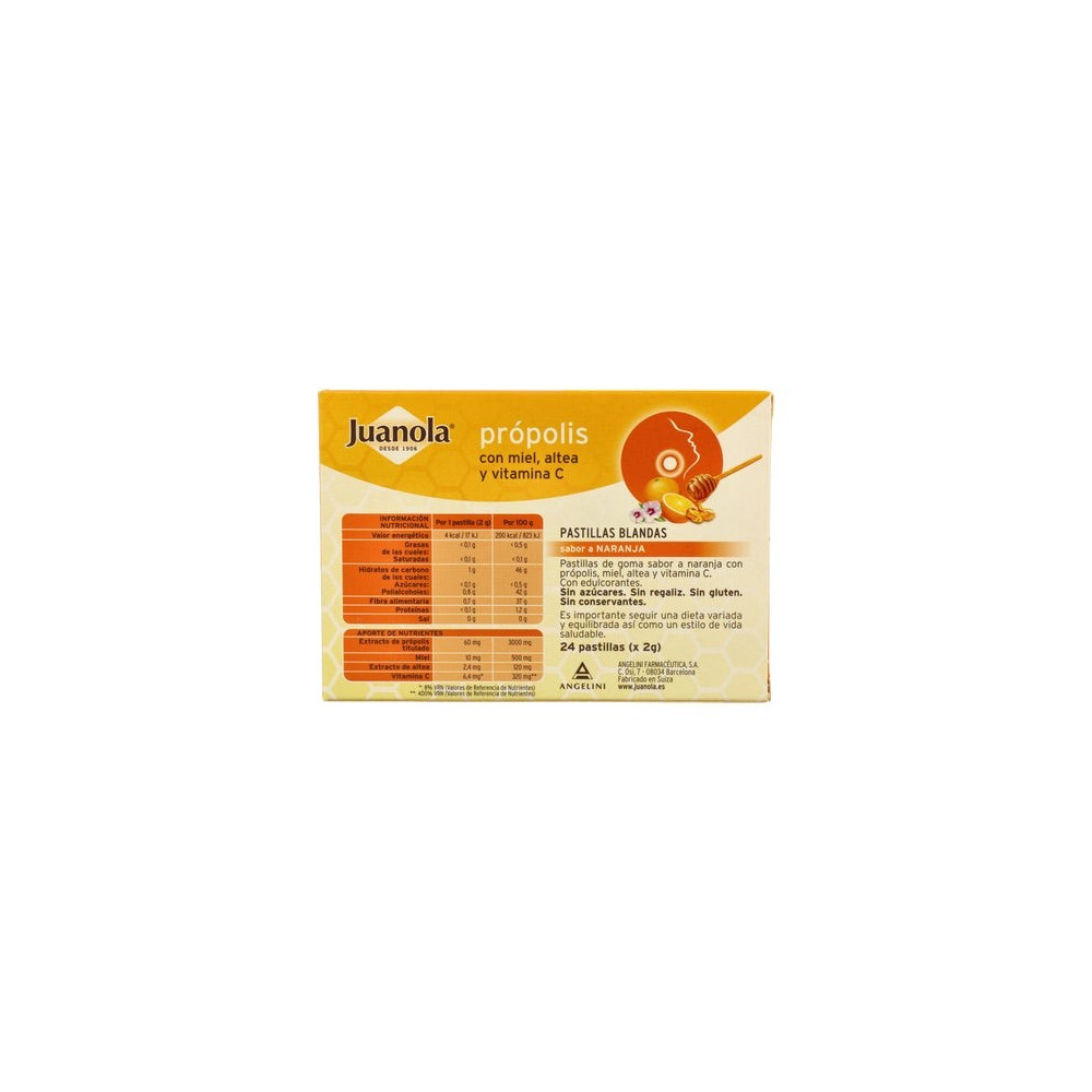 Juanola® Própolis Miel Altea y Vitamina C 24uds