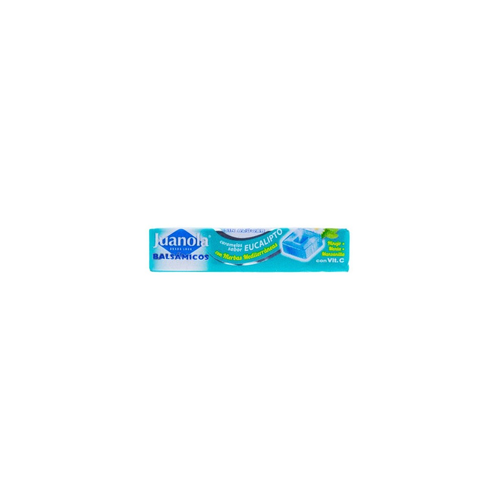 Juanola® caramelos balsámicos sabor eucalipto y hierbas medicinales 30g