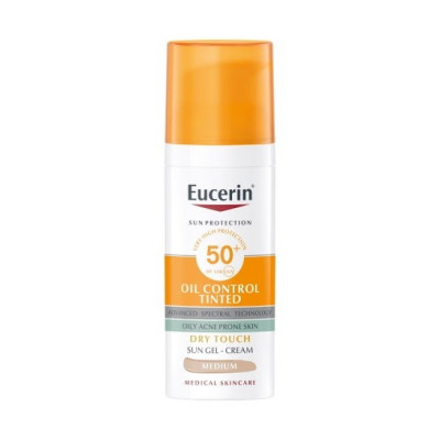 Eucerin Gel-Crema Solar Oil Control Tinted Medium SPF50+ 50ml