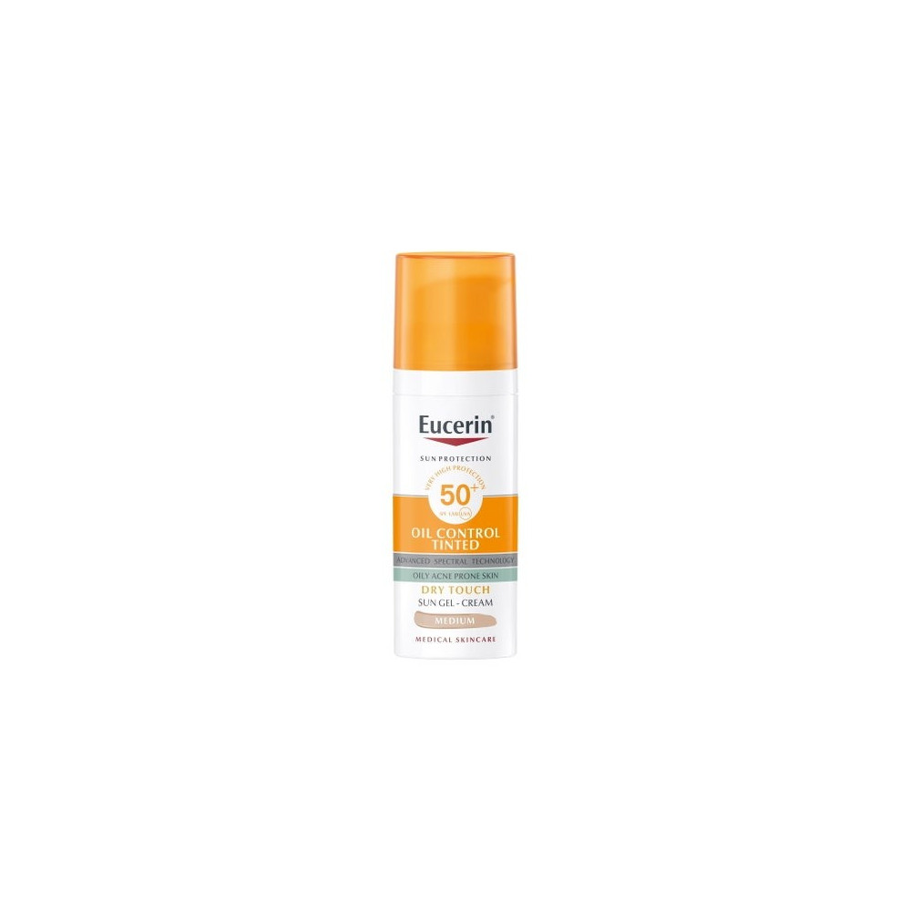Eucerin Gel-Crema Solar Oil Control Tinted Medium SPF50+ 50ml