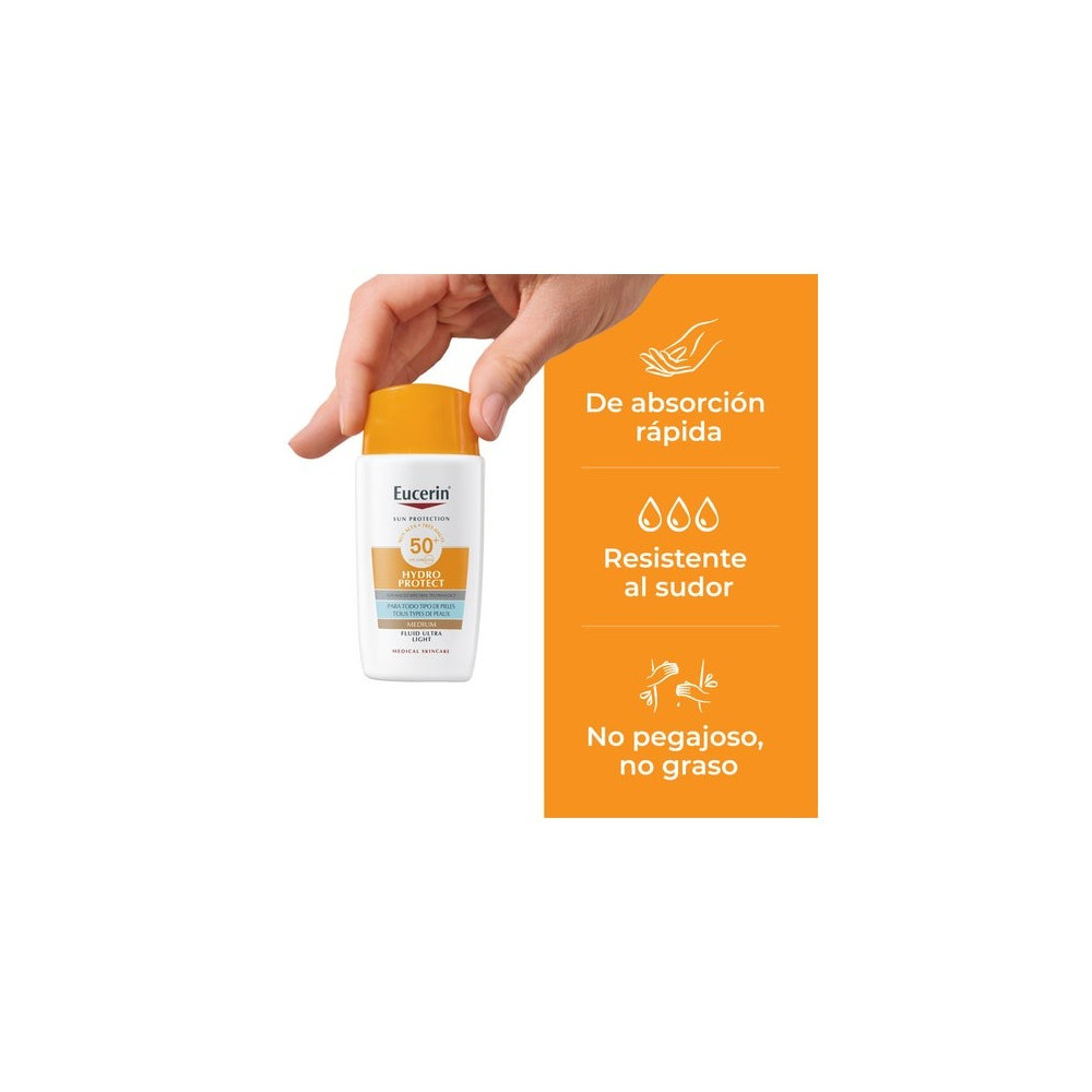 Eucerin Hydro Protect Fluido Ultra Light Tinted Medio SPF50+ 50ml