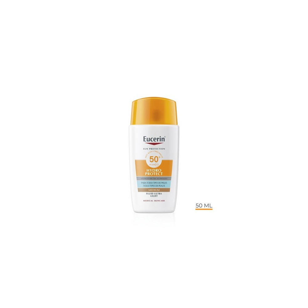 Eucerin Hydro Protect Fluido Ultra Light Tinted Medio SPF50+ 50ml