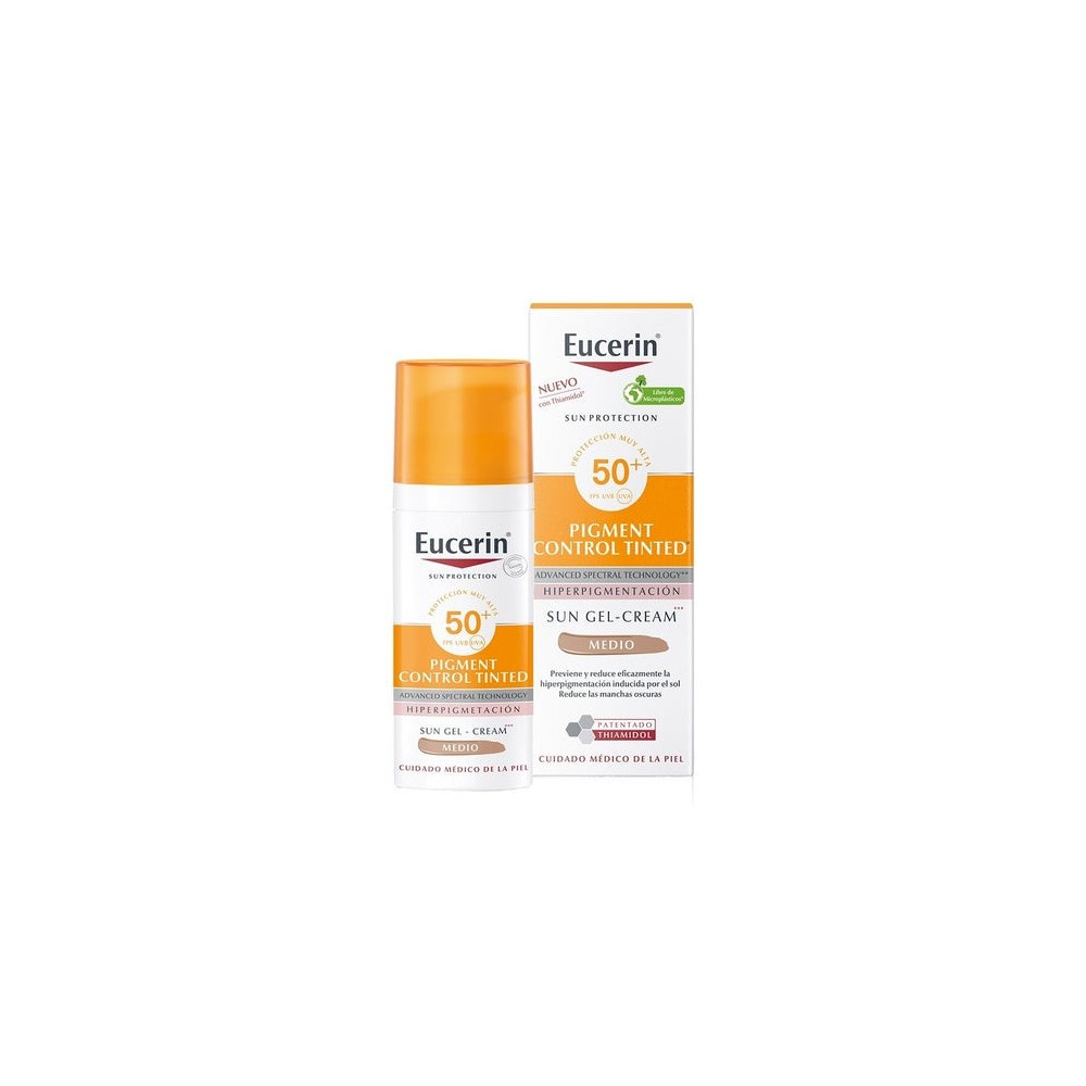 Eucerin  Pigment Control Gel-Crema Tinted Medio FPS50+ 50ml