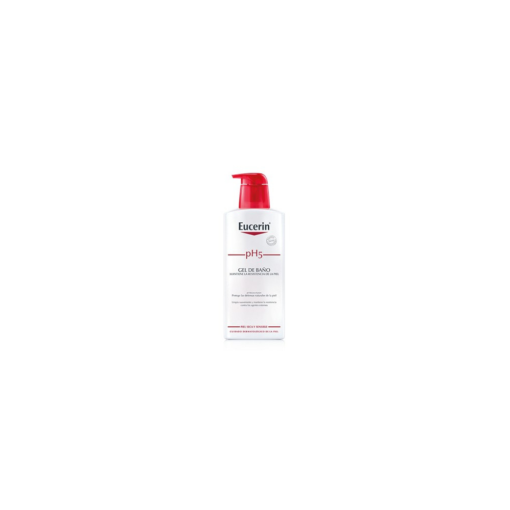 gel de baño eucerin piel sensible pH 5 400 ml
