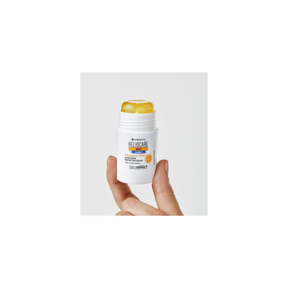 Heliocare 360º Sport Transparent Stick Protector Solar SPF50+ 25g