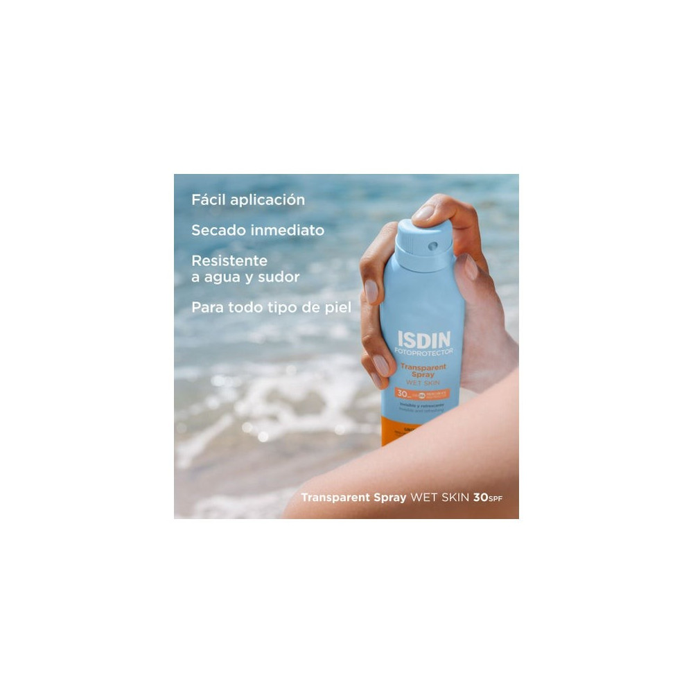 ISDIN Fotoprotector Transparent Spray Wet Skin SPF30 250ml