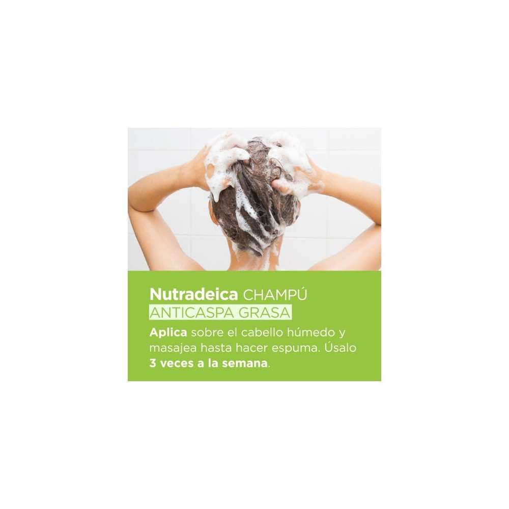 ISDIN Shampoo Nutradeica Champú Anticaspa Grasa 400ml
