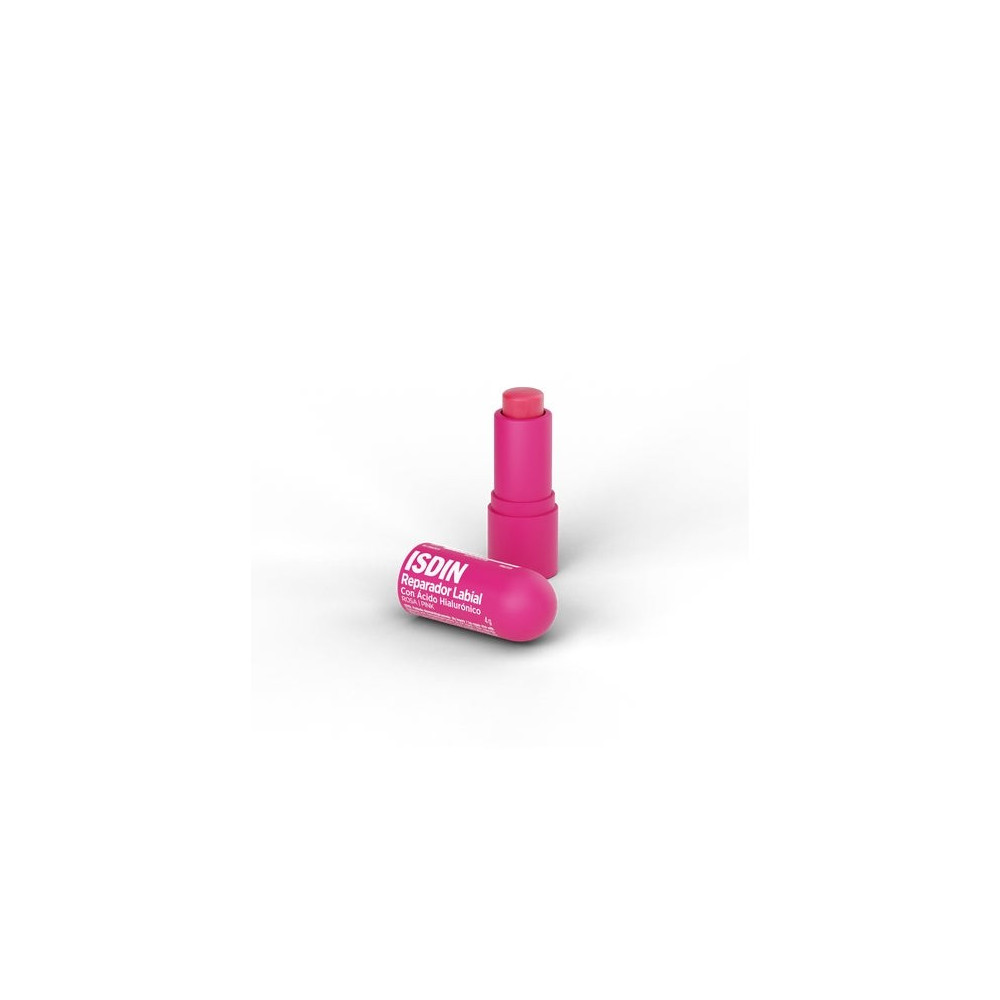 ISDIN Reparador Labial con Ácido Hialurónico Stick Rosa 4g