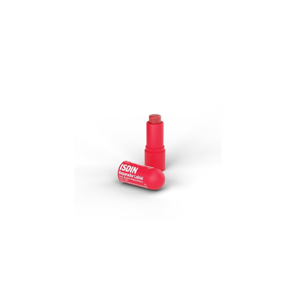 ISDIN Reparador Labial con Ácido Hialurónico Stick Rojo 4g