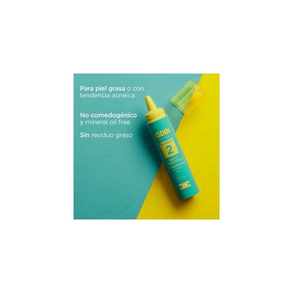 ISDIN Oily Skin Acniben Night Concentrate Sérum Anti-imperfecciones 27ml