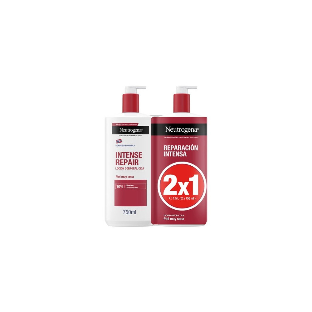 Neutrogena®  loción corporal reparación intensa 2x750ml
