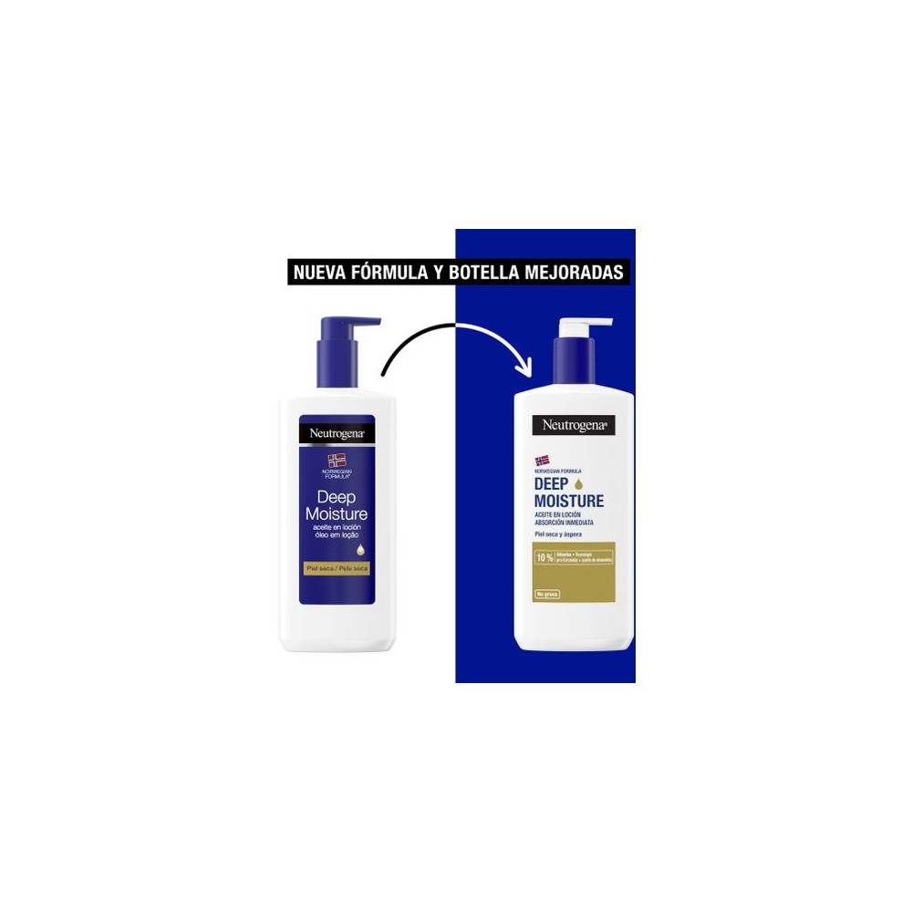 Neutrogena Hidratación Profunda Aceite Loción No Grasa 400ml