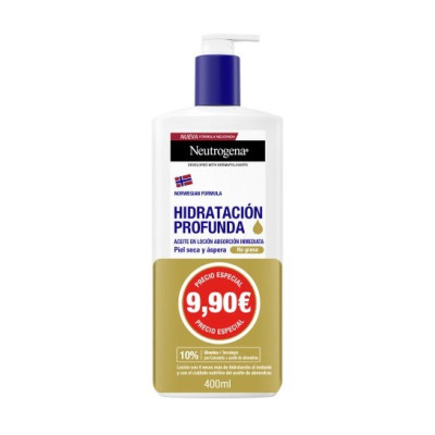 Neutrogena Hidratación Profunda Aceite Loción No Grasa 400ml