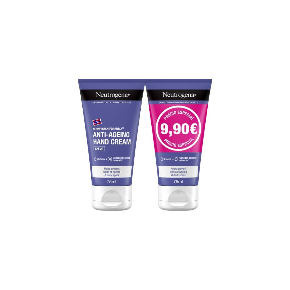 Neutrogena Crema de Manos Anti-Ageing SPF20 2x75 ml