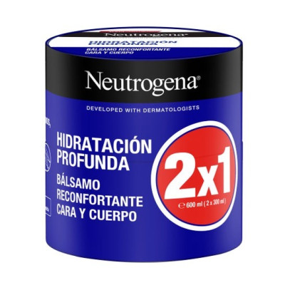 Neutrogena Bálsamo Hidratación Profunda Rostro y Cuerpo 2x300 ml