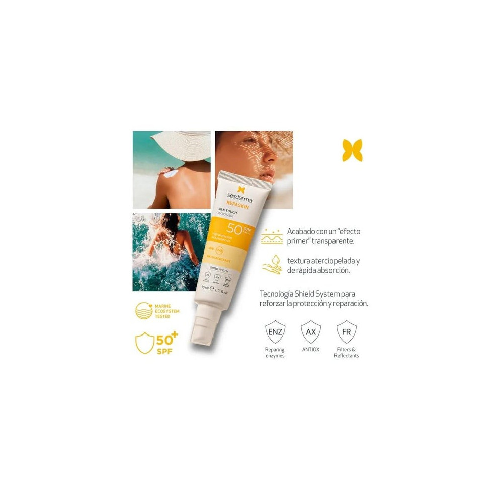 Sesderma Repaskin Fotoprotector Facial Tacto Seda SPF50 50ml