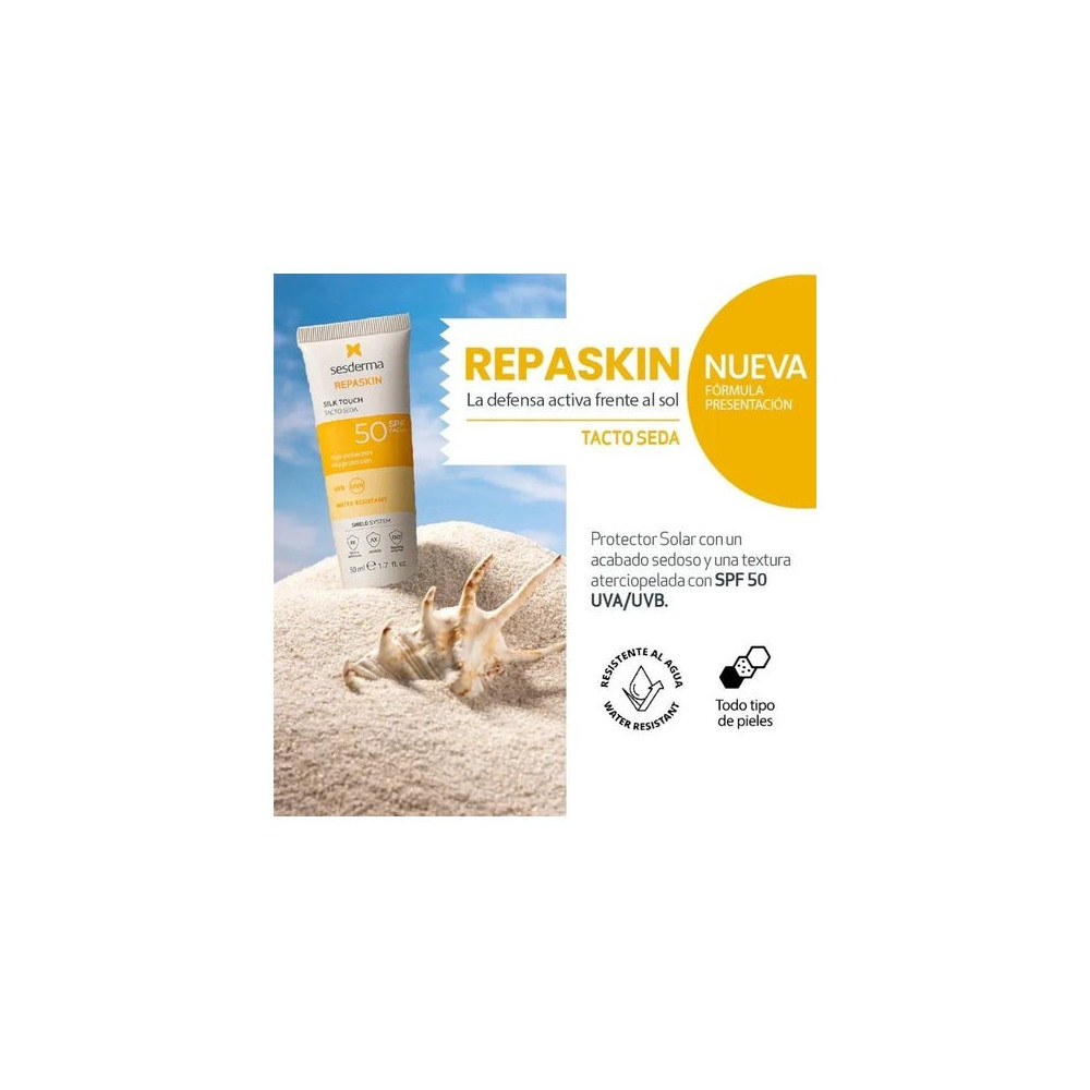 Sesderma Repaskin Fotoprotector Facial Tacto Seda SPF50 50ml