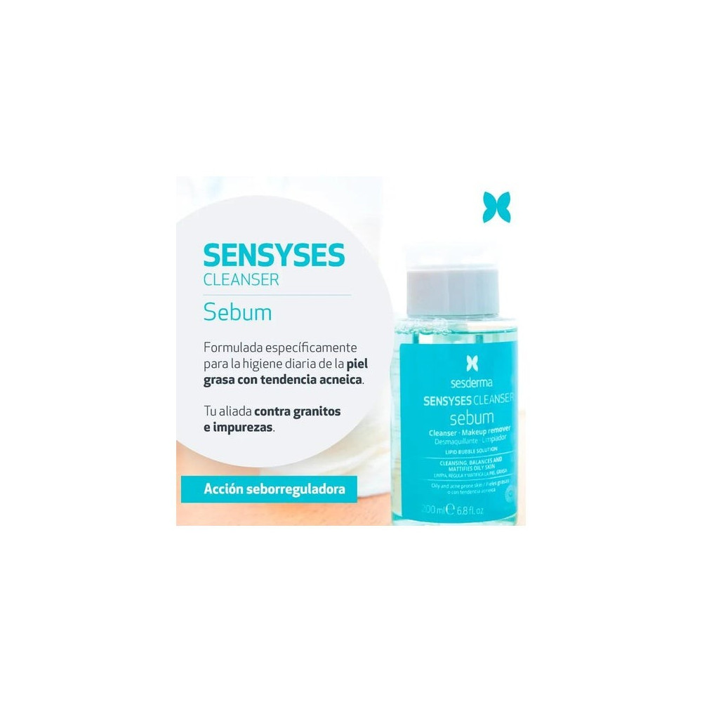 Sesderma Sensyses Cleanser Sebum Desmaquillante Limpiador 200 ml