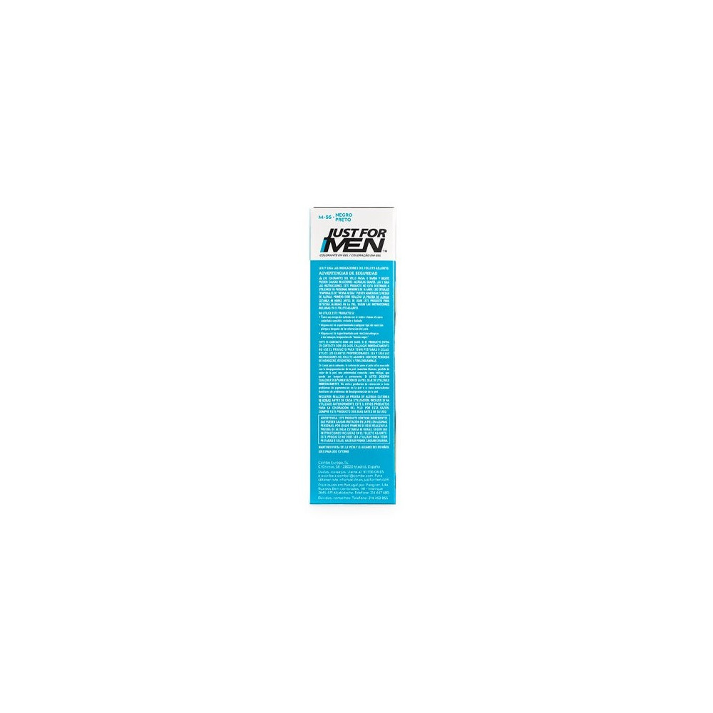 Just for Men gel colorante negro para bigote y barba 30 ml