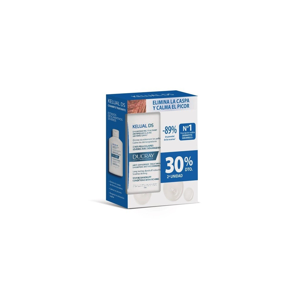 Ducray Kelual DS Champú Tratante 2x100 ml