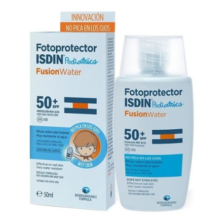 fotoprotector isdin pediatrico fusion water spf 50 50 ml