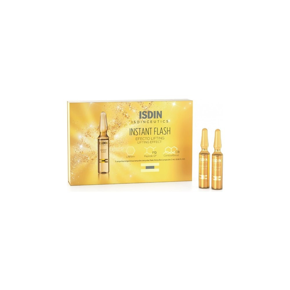 Isdinceutics Instant Flash Efecto LIfting Inmediato 5 Ampollas