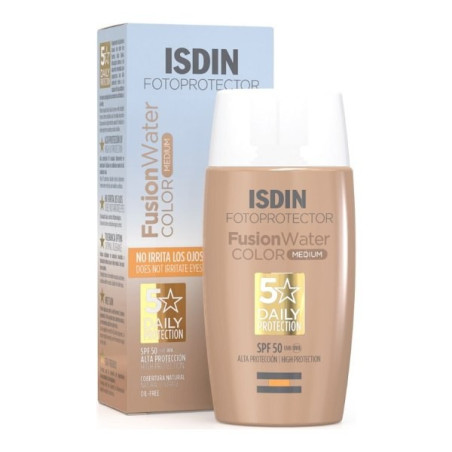 Fotoprotección isdin SPF 50 fusion water color medium 50 ml