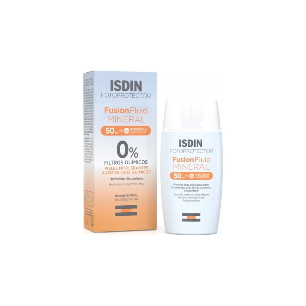 fotoprotector isdin spf 50 fusion fluid mineral 50 ml